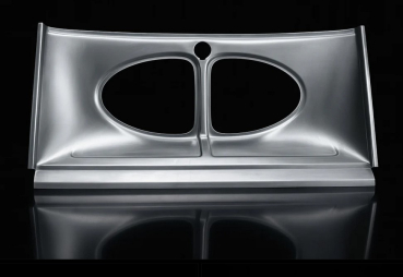 Preview: VW Käfer Brezel Innenblech Heckfenster Split-Window (Brezelkäfer) – 1mm Stahl, Einteilig Brezelkäfer Fester Umbau innen